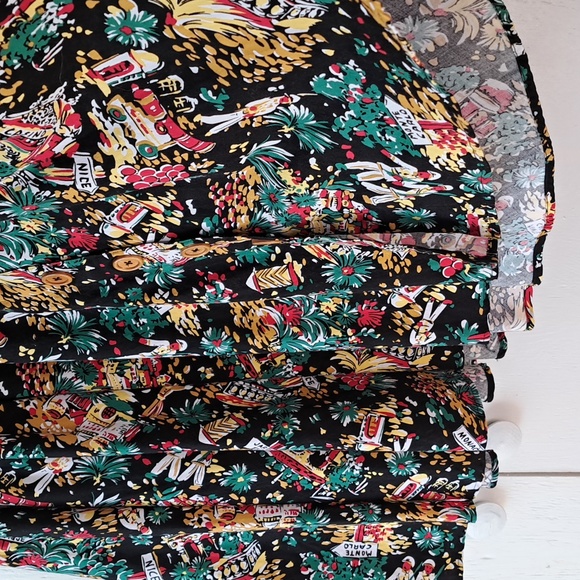 Hell Bunny Monte Carlo Circle Swing Rockabilly Retro Skirt SZ XS - Picture 4 of 14